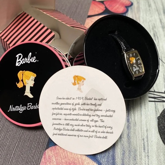 Barbie Accessories - Vintage Barbie Watch with Collectible Tin NEW IN BOX